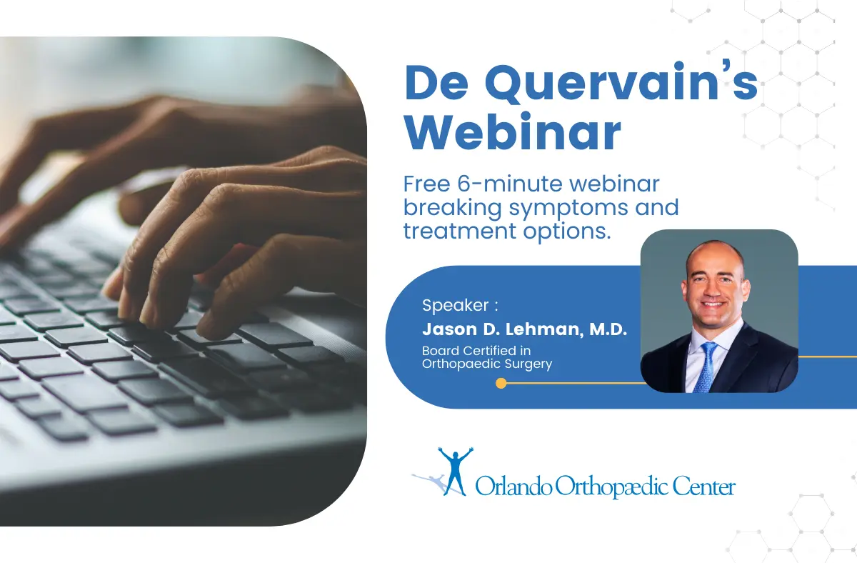 OOC De Quervain’s Webinar webinar Lehman